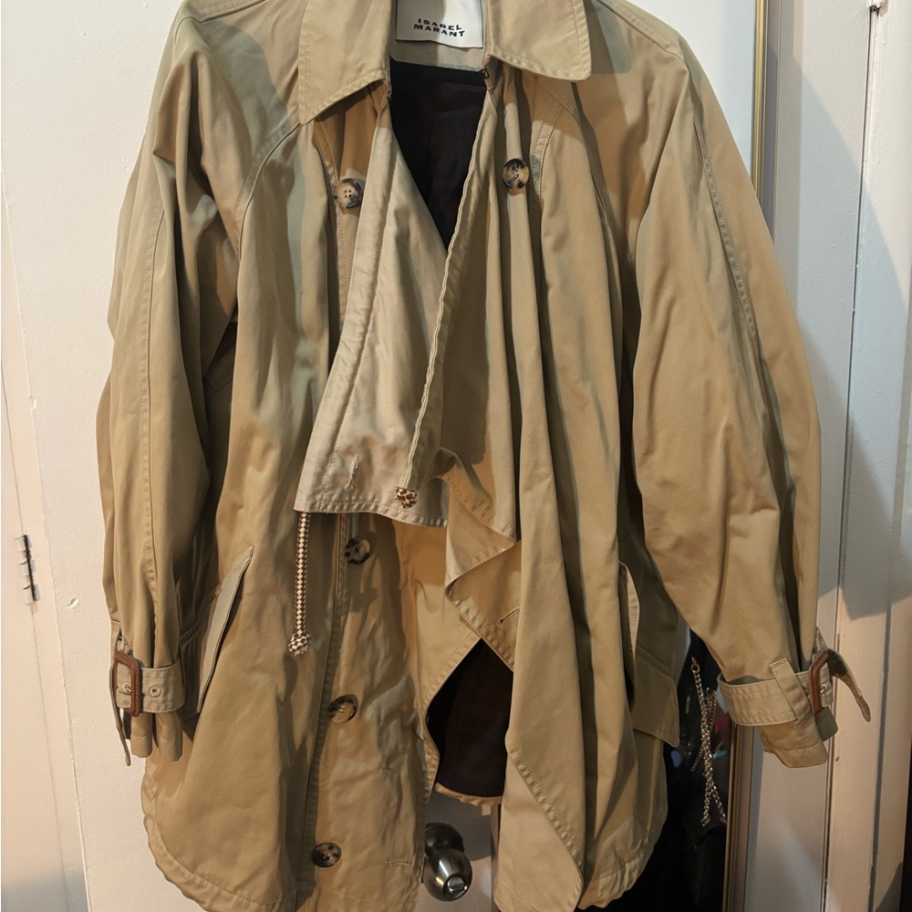 Women Tan Trench Coat